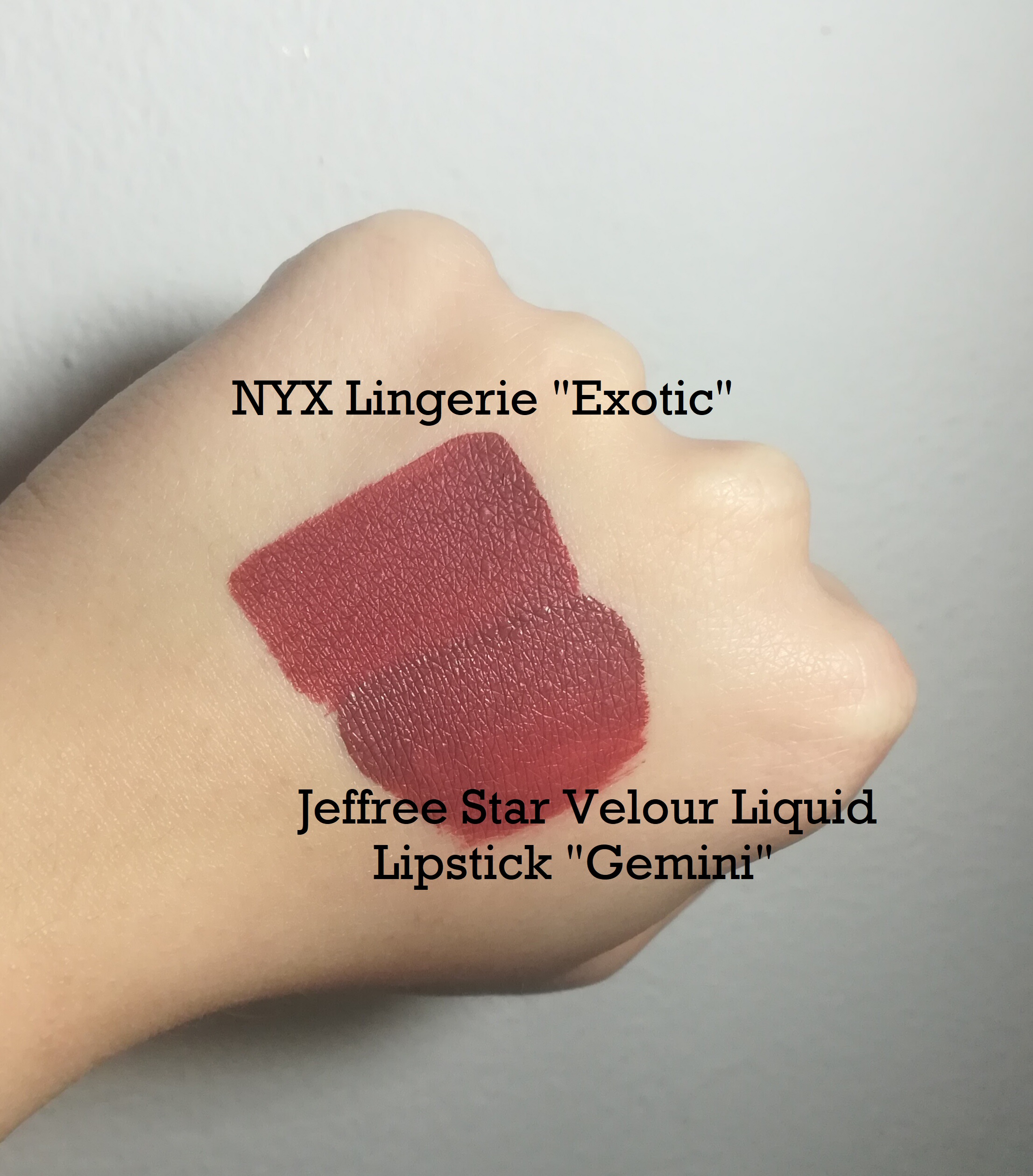 NYX Lingerie - Jeffree Star Dupe