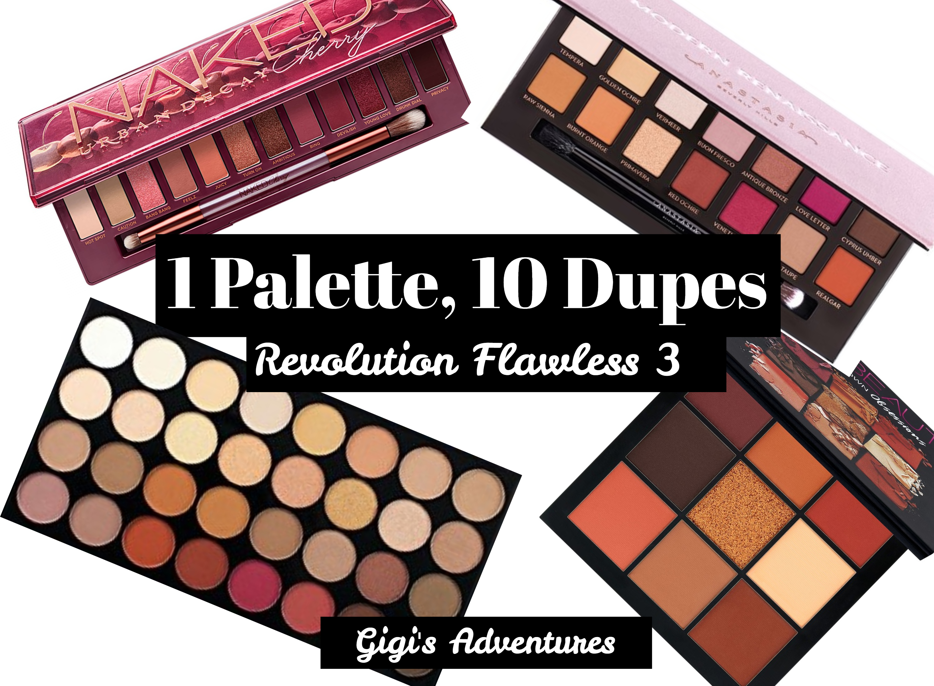 1 Palette, 10 Dupes_ Revolution Flawless 3