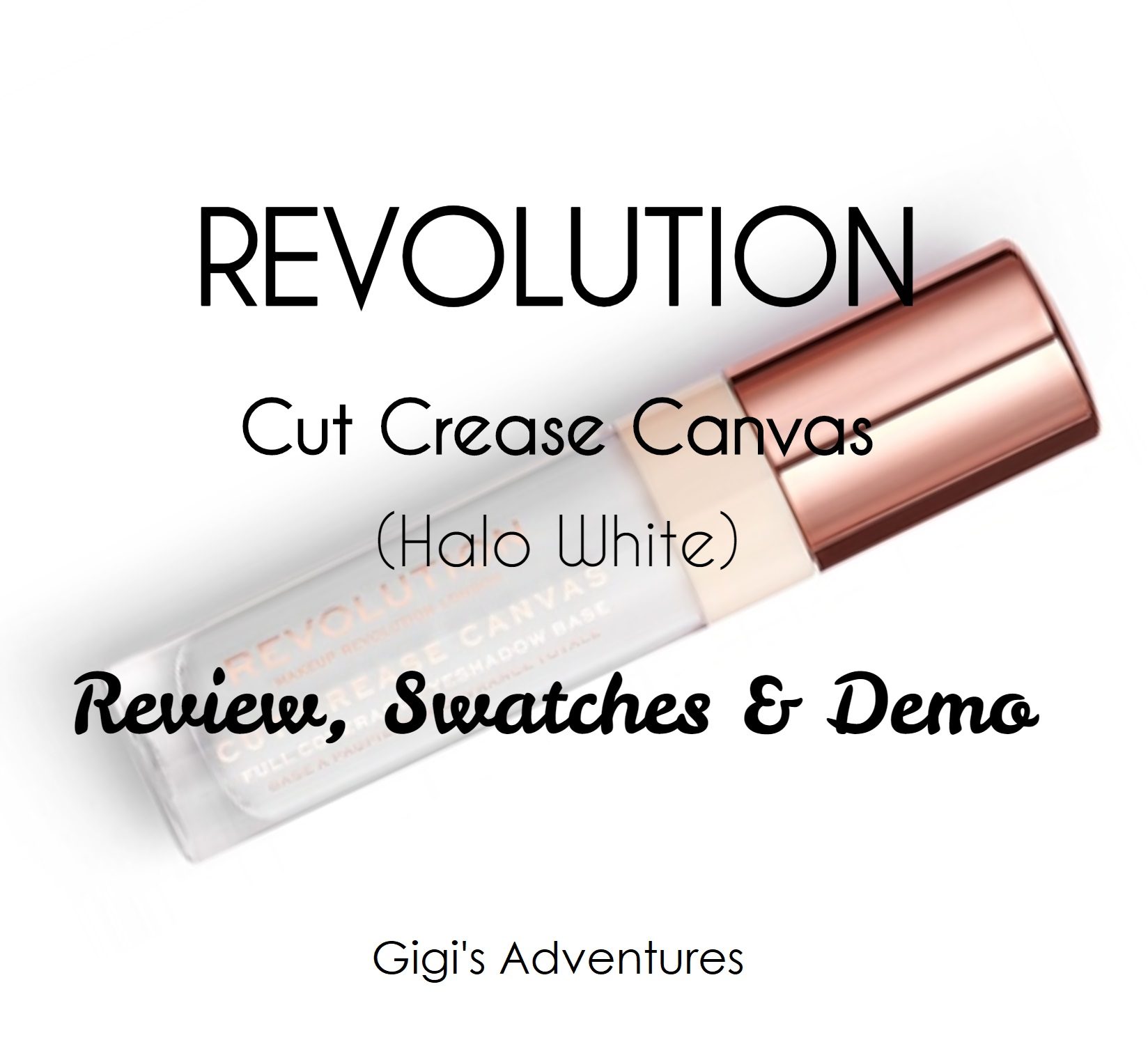 Revolution Cut Crease Canvas 'Halo White' Review - P. Louise Dupe?