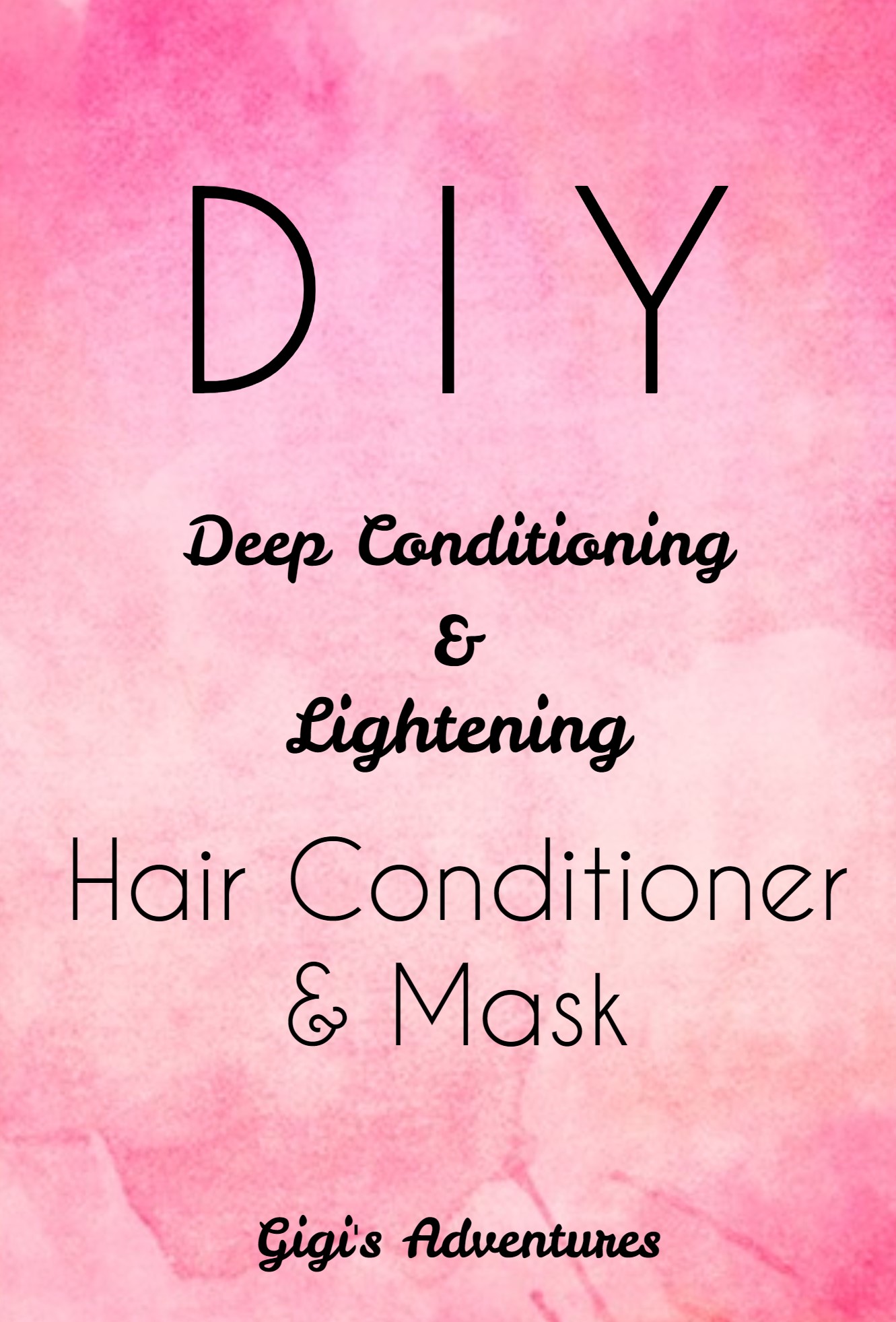 DIY 2-Ingredients Deep Conditioning & Lightening Hair Conditioner/Mask