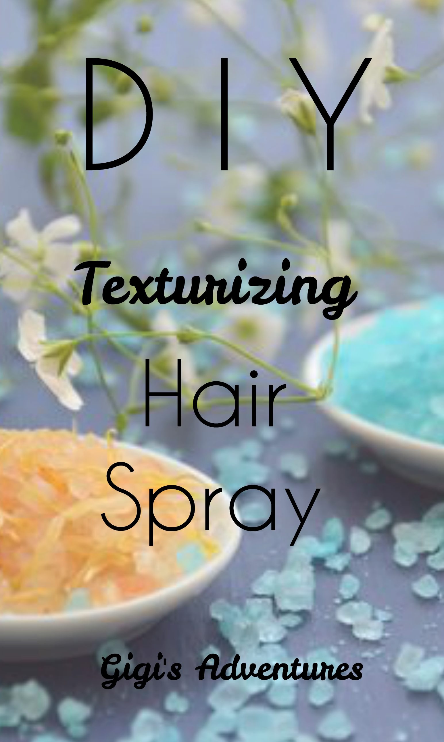 DIY 4-Ingredients Texturizing Hair Spray