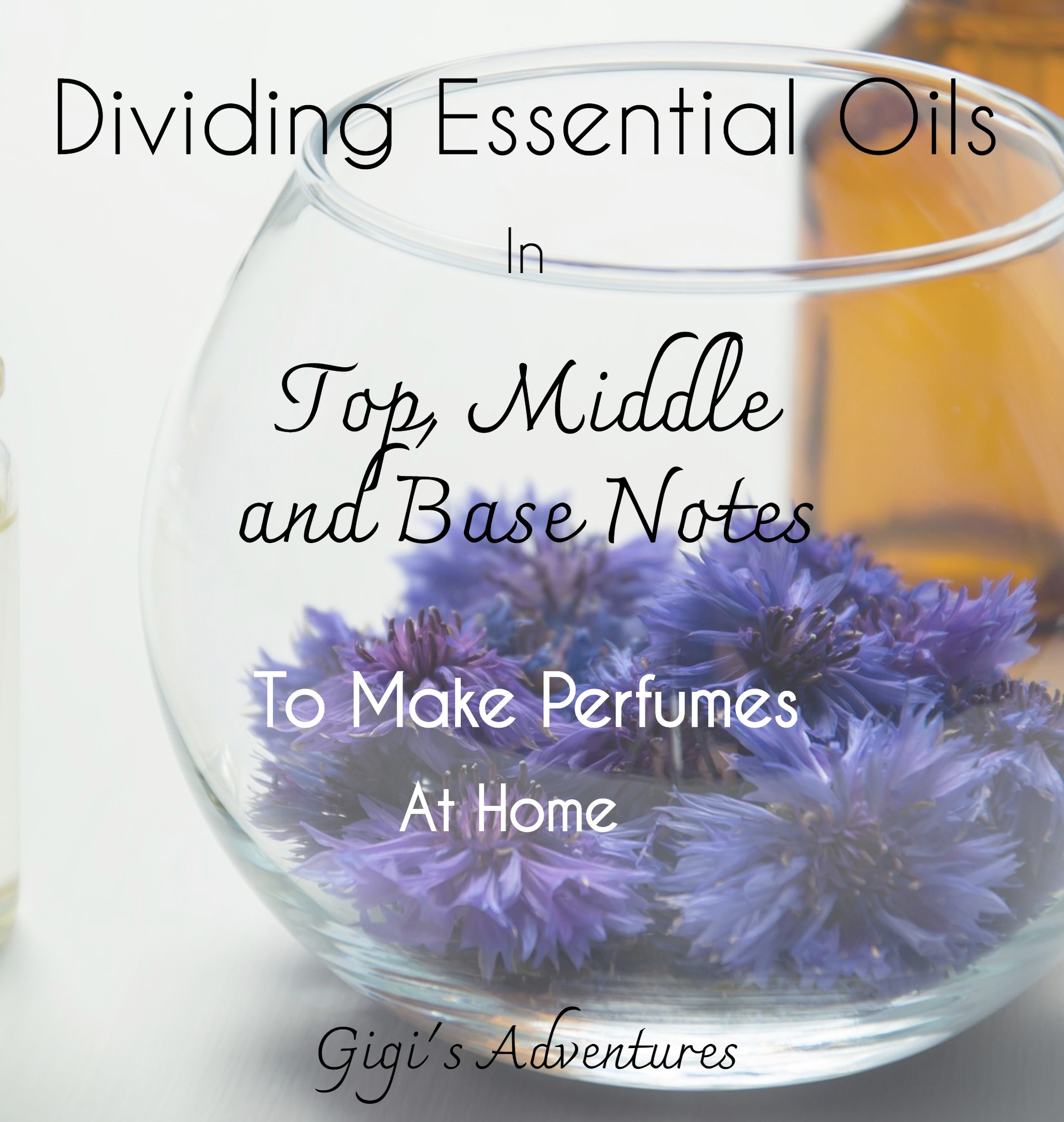Dividing Essential Oils in Top, Middle and Base Notes to Make Perfumes At Home!