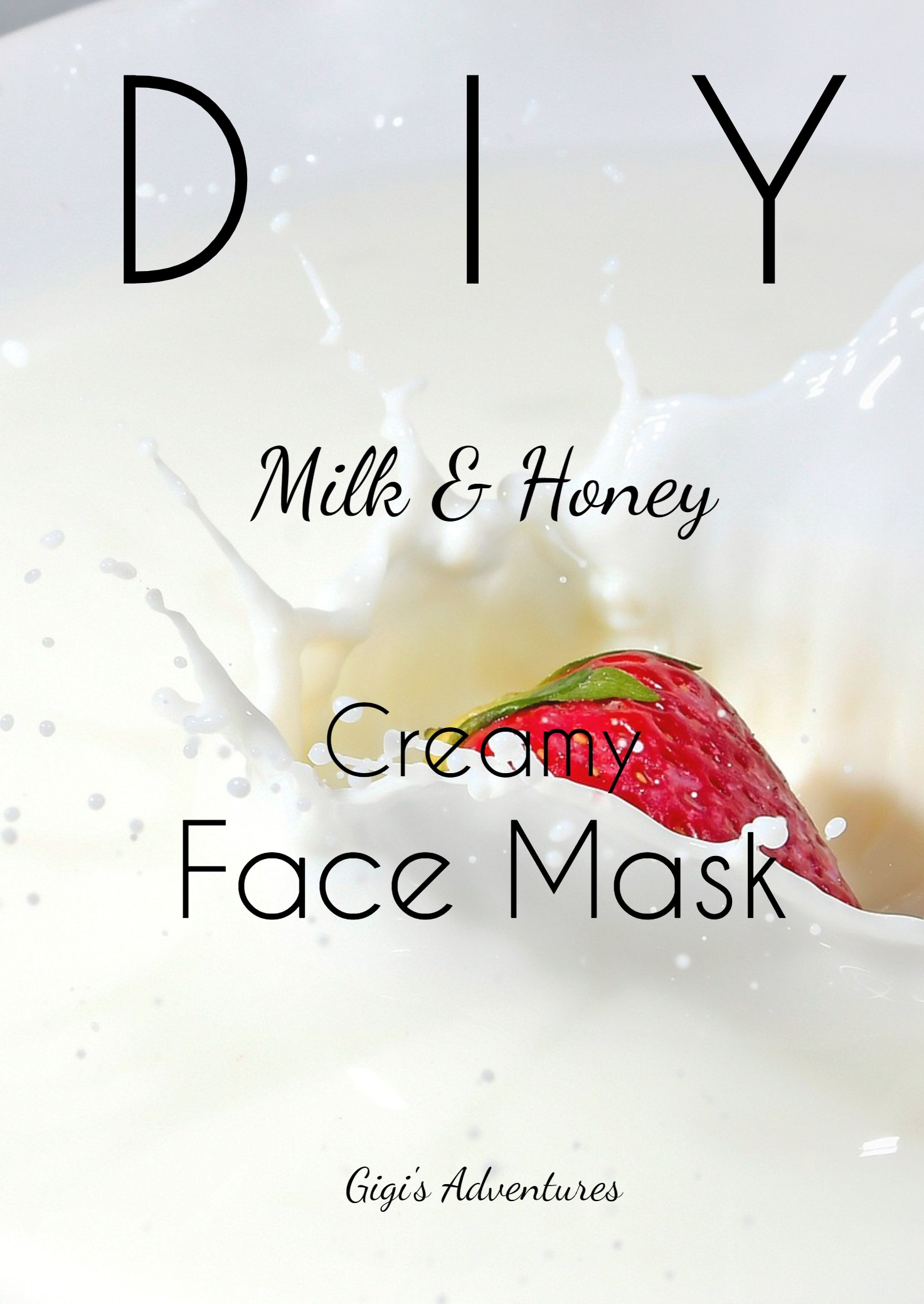 DIY Milk and Honey Creamy Face Mask - for Hydration and Imperfections