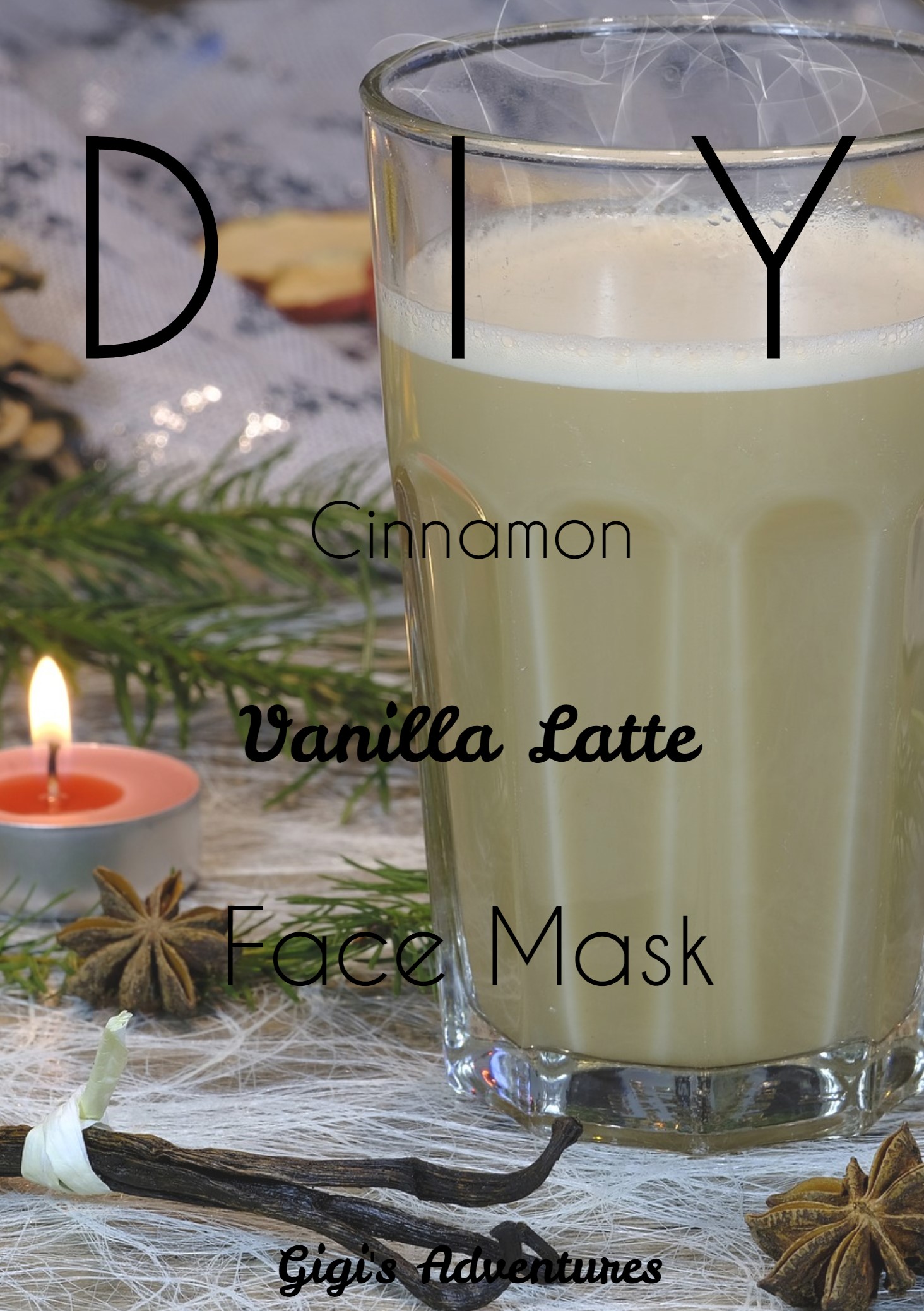 DIY Cinnamon Vanilla Latte Face Mask - for Healthy and Glowy Skin!