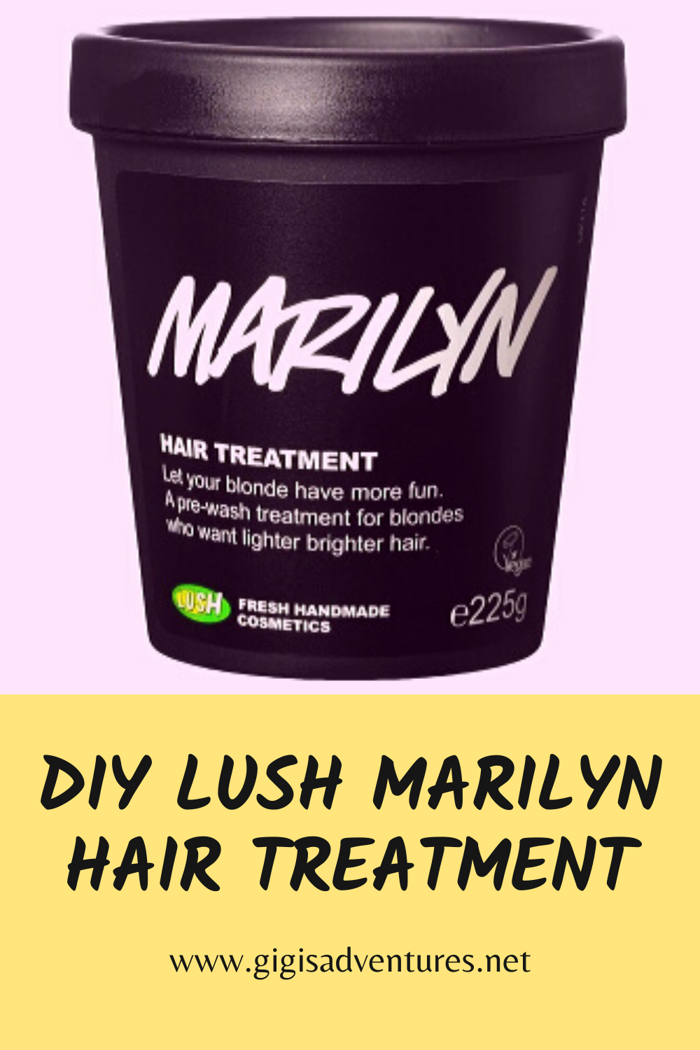 DIY Lush Marilyn Hair Treatment Copycat - Only 4 Kitchen Ingredients!