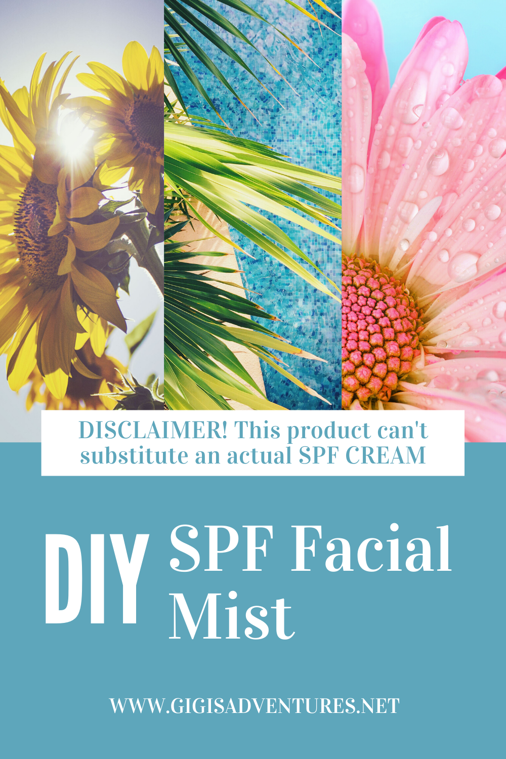 DIY SPF Facial Mist - Perfect To Use Throughout The Day!