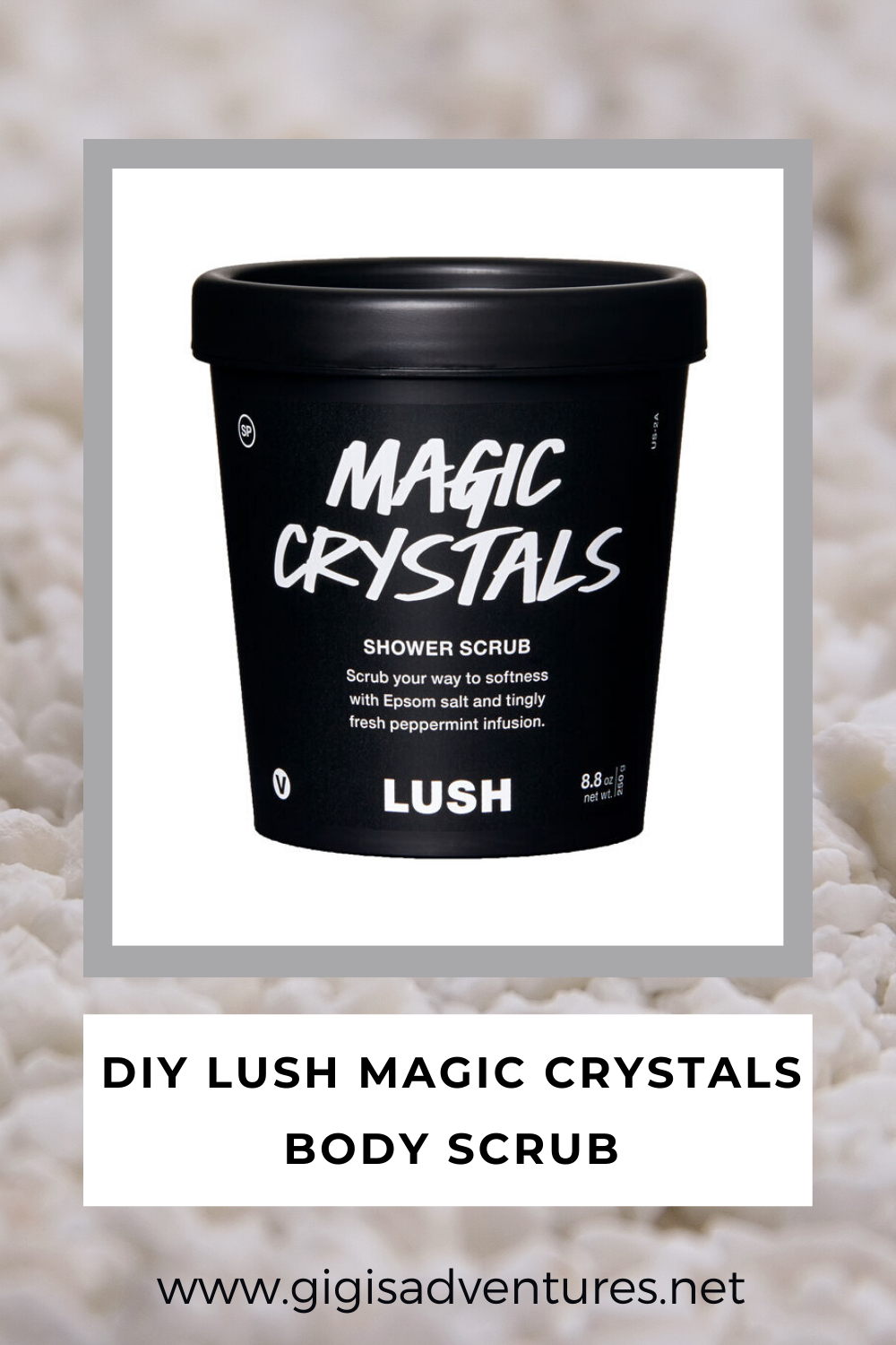 DIY Lush Magic Crystals Body Scrub - Lush Magic Crystals Body Scrub Copycat