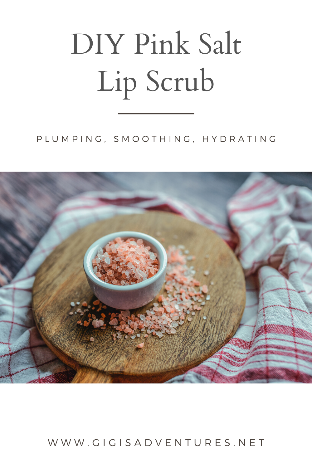 Hydrating Pink Salt Lip Scrub