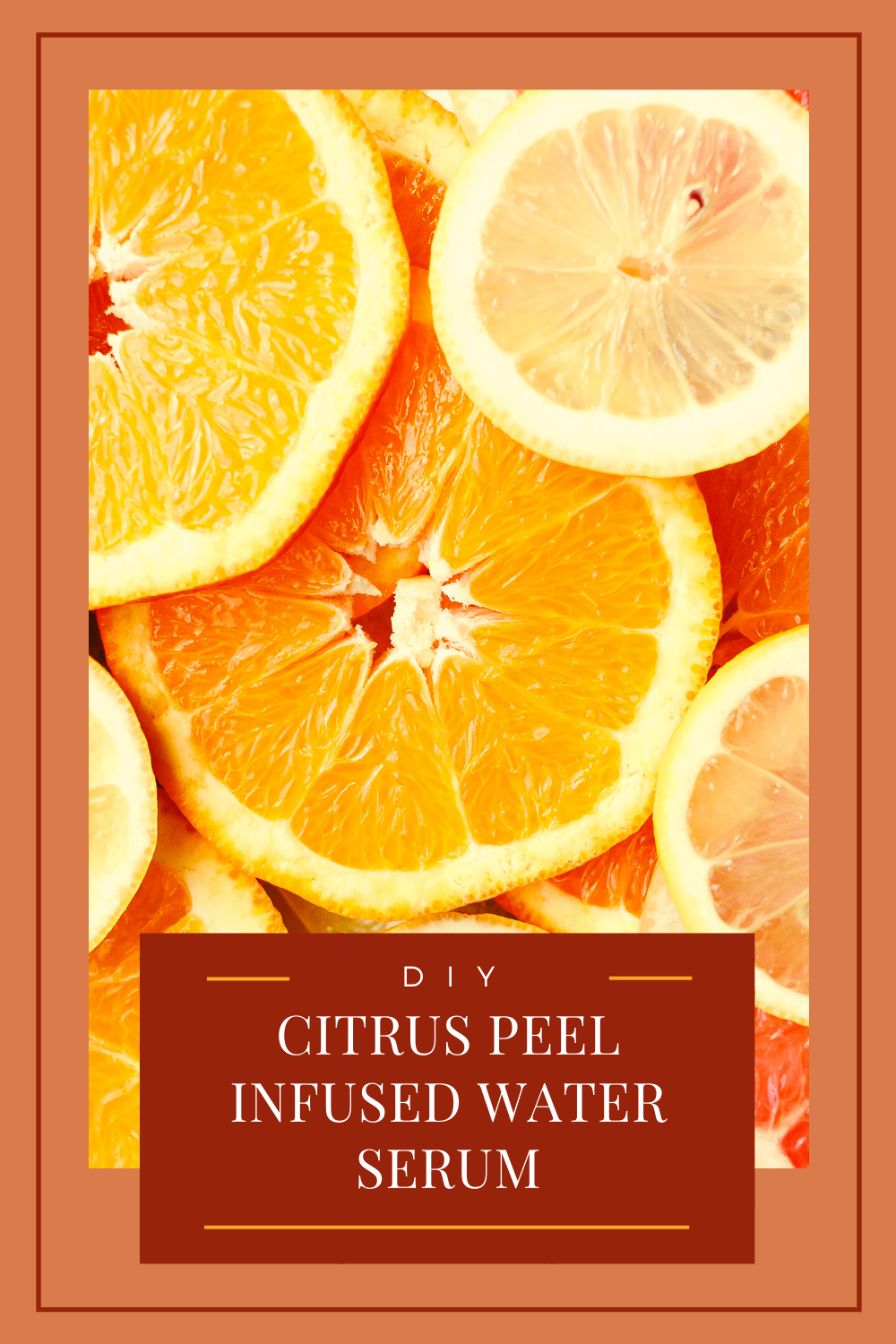 DIY Citrus Peel Infused Water Serum - for Bright and Healthy Skin!