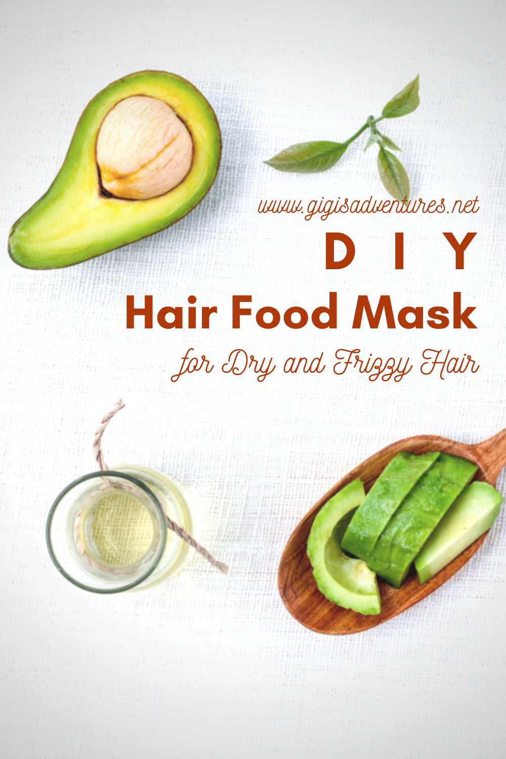 DIY Hair Food Mask - Hair Mask for Extra Dry Hair | Gigi's Adventures