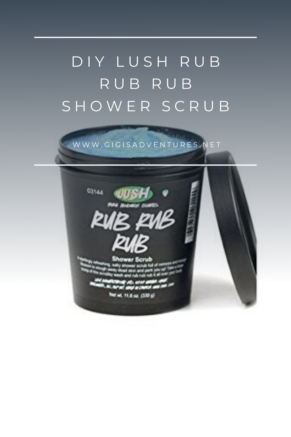 DIY Lush Rub Rub Rub Shower Scrub - Lush Rub Rub Rub Copycat