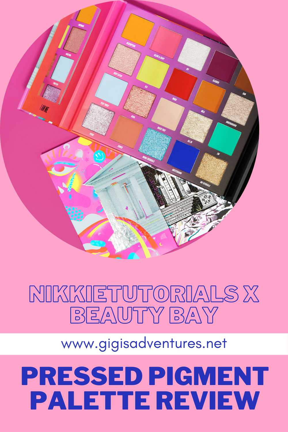 NikkieTutorials x Beauty Bay Pressed Pigment Palette Review + 3 looks Demo