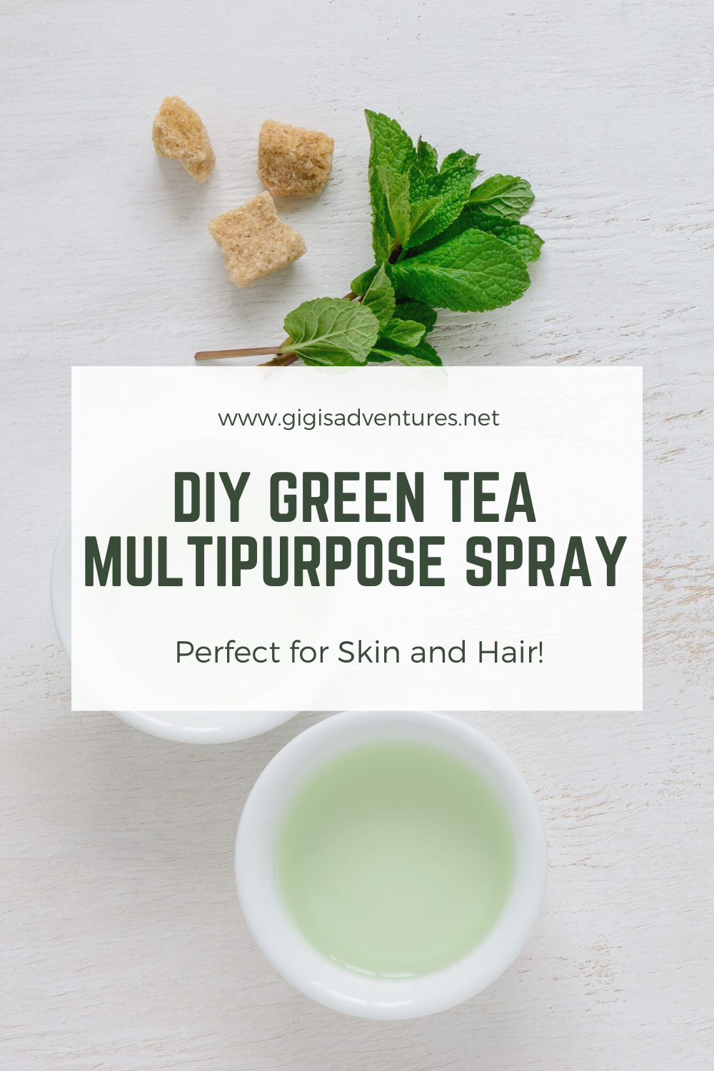 DIY Green Tea Multipurpose Spray - for Face, Hair and Body | Gigi