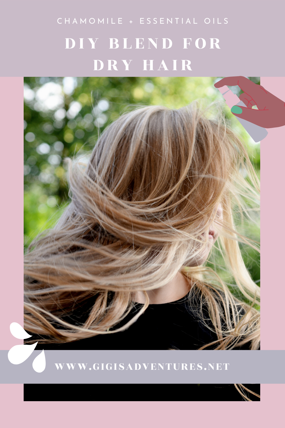 DIY Blend for Dry Hair | with Chamomile and Essential Oils