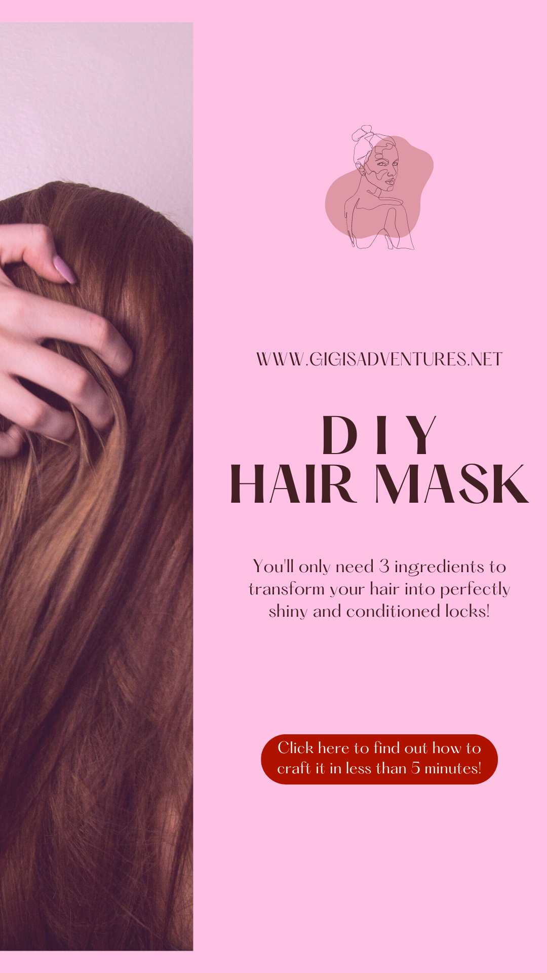 DIY 3-Ingredients Shine & Conditioning Hair Mask | DIY Hair Mask
