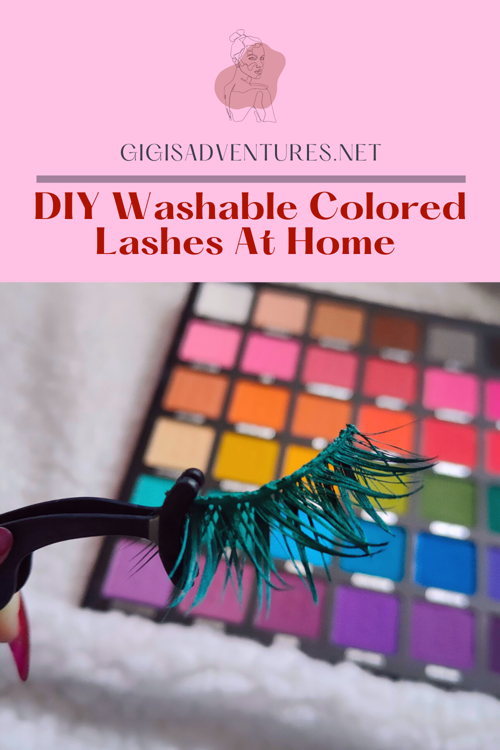 How To Make Washable Colored Lashes At Home | DIY Colored False Lashes