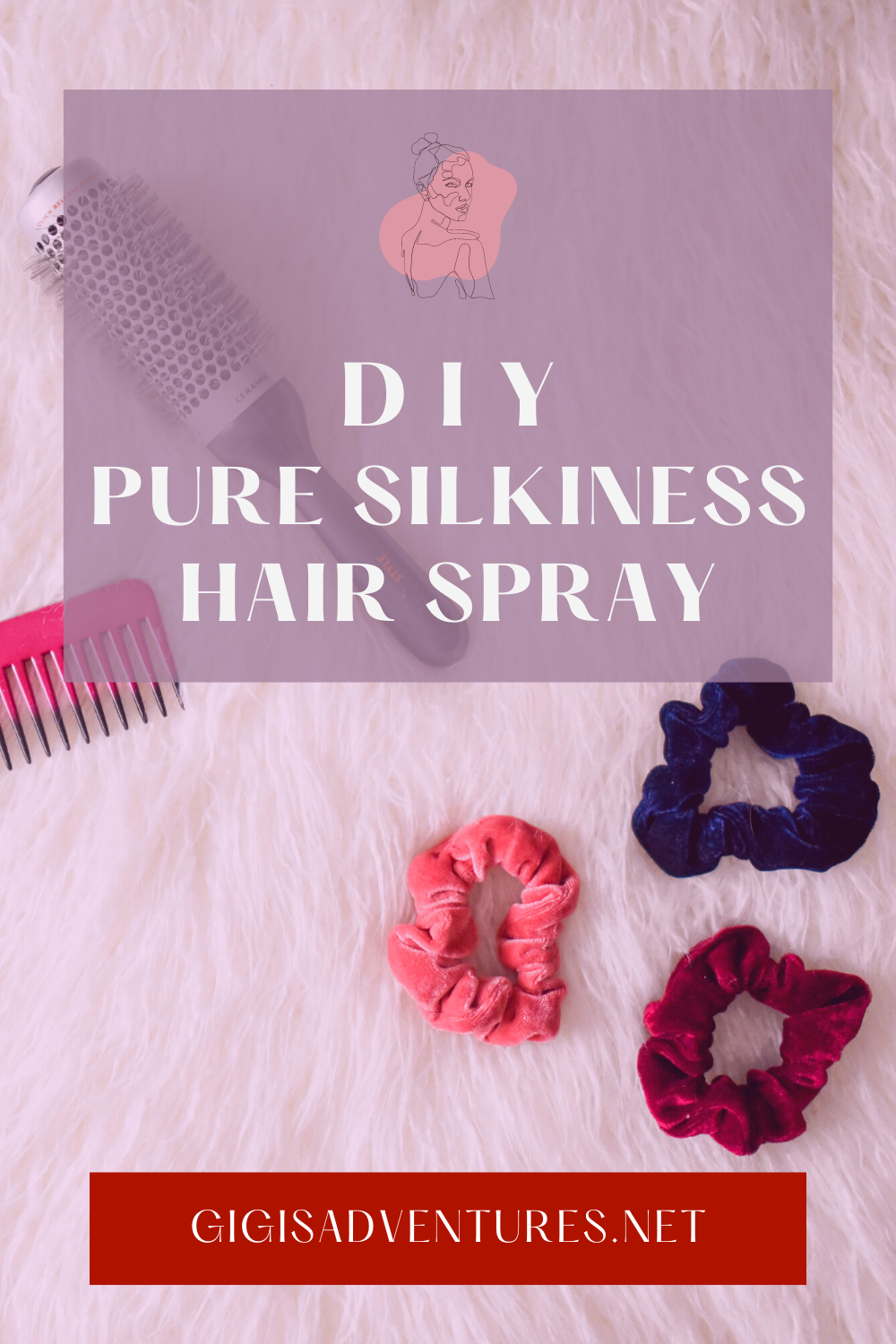 DIY Pure Silkiness Hair Spray - for Smooth, Shiny, Hydrated Hair