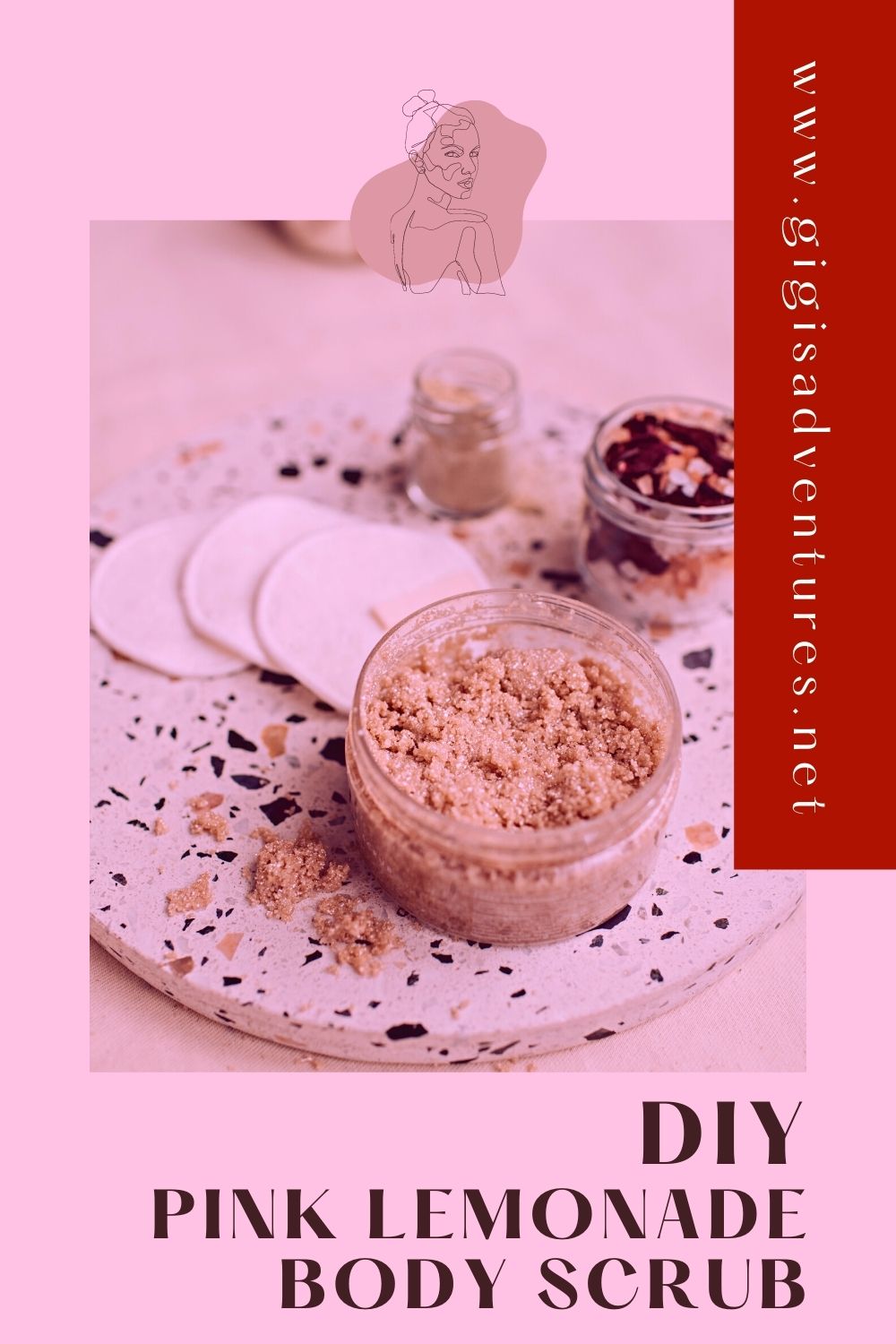 DIY Pink Lemonade Body Scrub | DIY Body Scrub, DIY Body Scrub Recipe