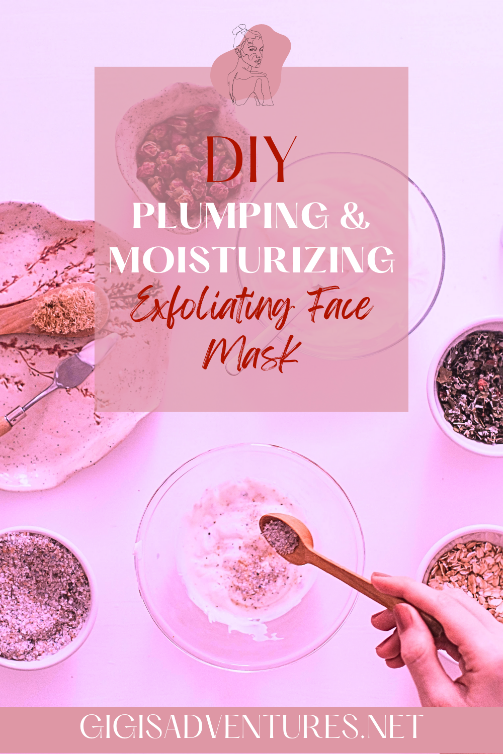DIY Plumping & Moisturizing Exfoliating Face Mask | DIY Face Mask for Dry Skin