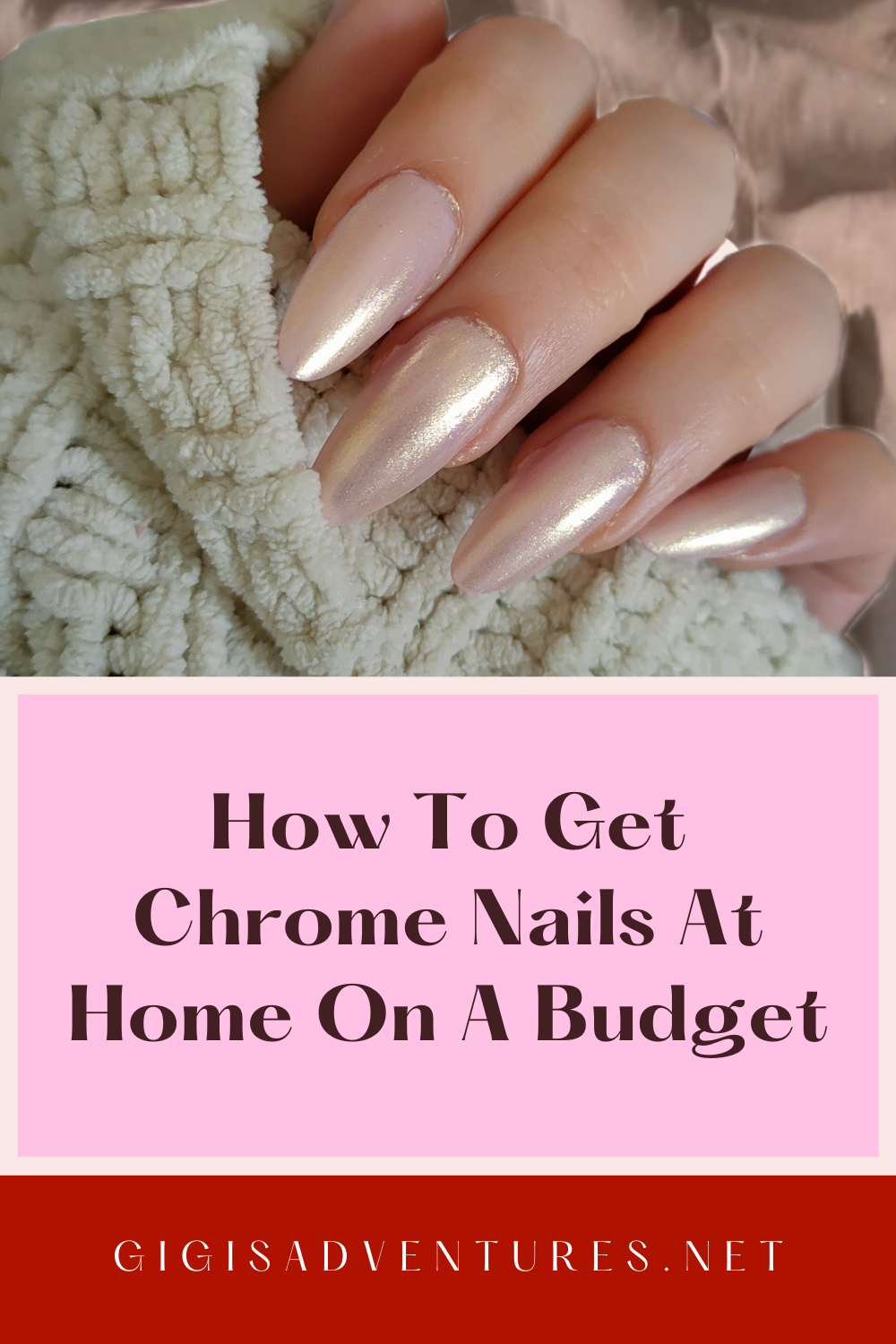 chrome nails, chrome nail art, how to do chrome nails, diy chrome nails