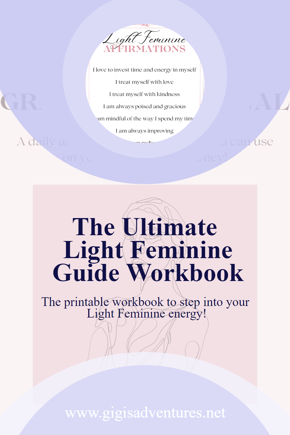 The Ultimate Light Feminine Glow Up Workbook | Printable Glow Up Workbook